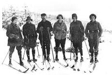Skifahren 1925