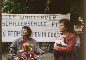 Schillerschule gegen Atomwaffen 1982